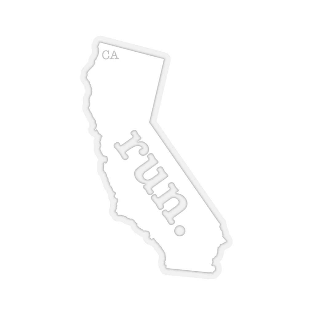 Run California Stickers(Solid)