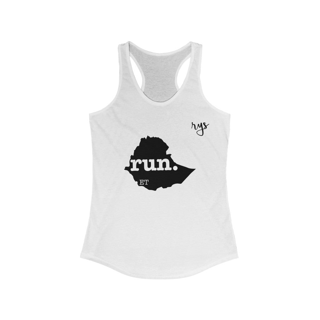 Run Ethiopia Women's Racerback Tank (Solid)