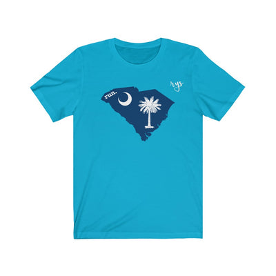 Run South Carolina Men's / Unisex T-Shirt (Flag)