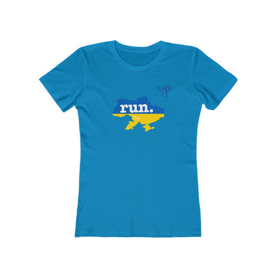 Run Ukraine Women’s T-Shirt (Flag)