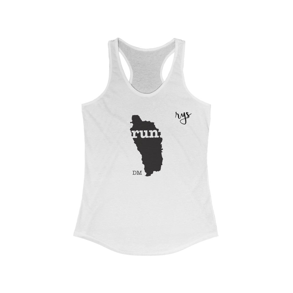 Run Dominica Women's Racerback Tank (Solid)