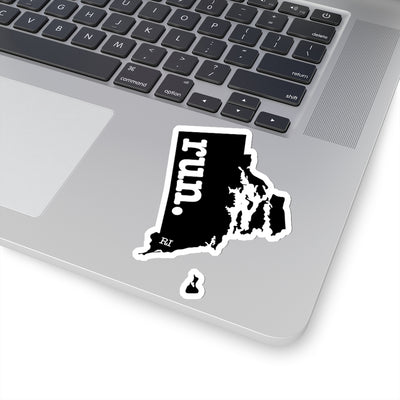 Run Rhode Island Stickers (Solid)