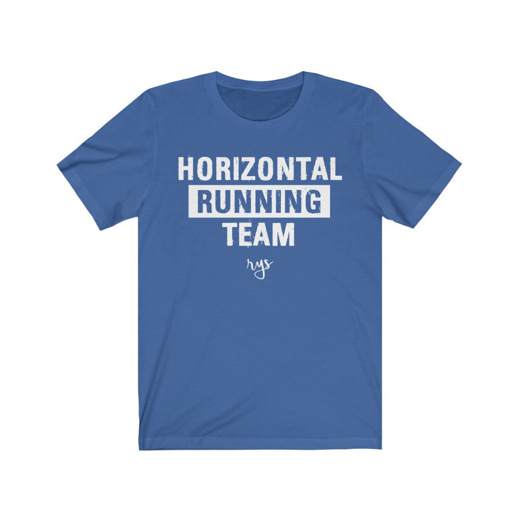 Horizontal Running Team  Men's / Unisex T-Shirt