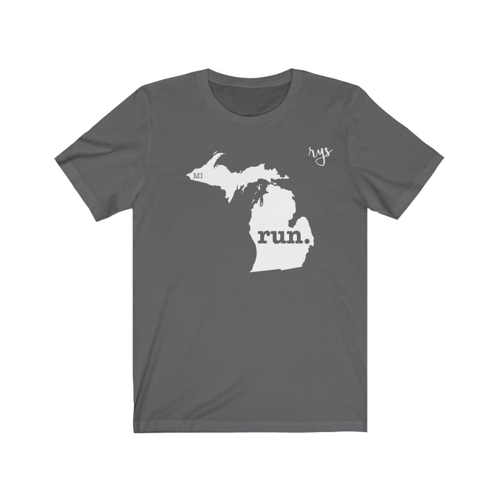 Run Michigan Men's / Unisex T-Shirt (Solid)