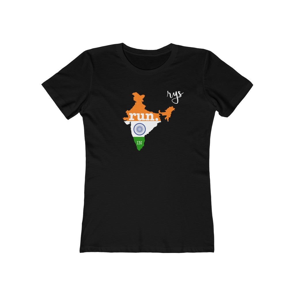 Run India Women’s T-Shirt (Flag)