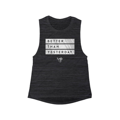 Better Than Yesterday Women's Scoop Muscle Tank