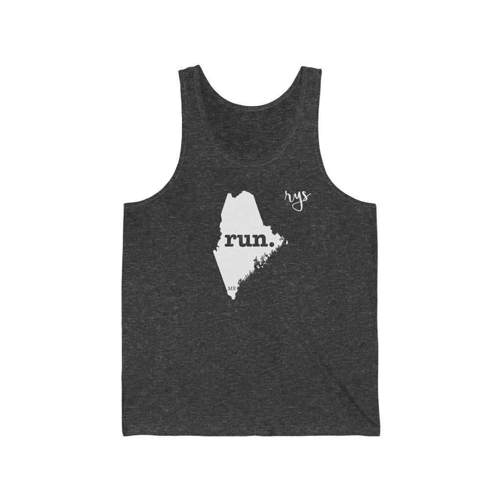 Run Maine Men's / Unisex Tank Top (Solid)