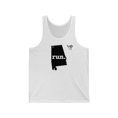 Run Alabama Men's / Unisex Tank Top (Solid)