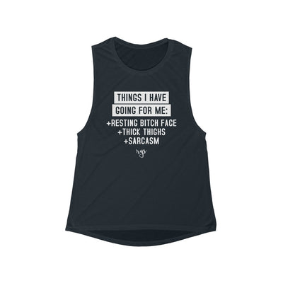 Things Going For Me Women's Scoop Muscle Tank