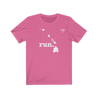 Run Hawaii Men's / Unisex T-Shirt (Solid)