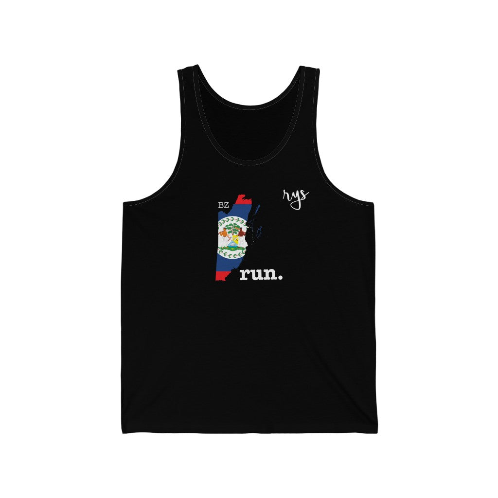 Run Belize Men's / Unisex Tank Top (Flag)