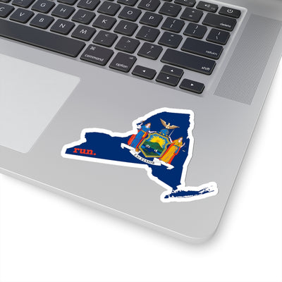 Run New York Stickers (Flag)