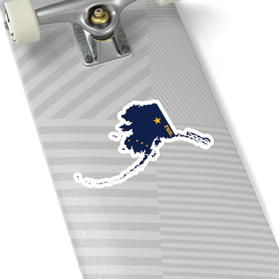 Run Alaska Stickers (Flag)