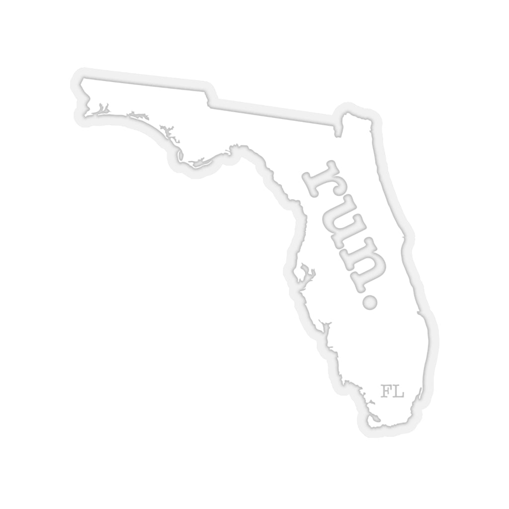 Run Florida Stickers (Solid)