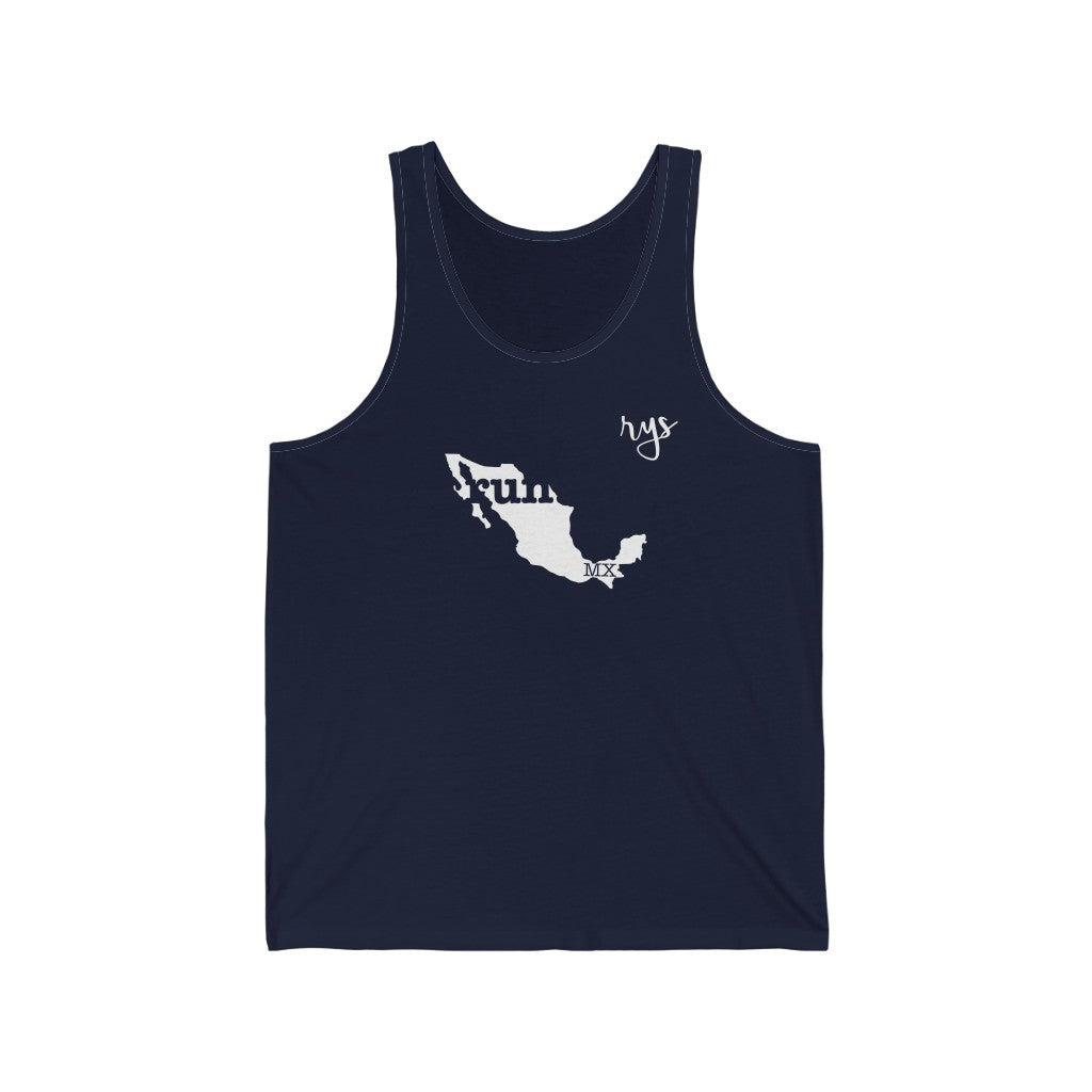 Run Mexico Men's / Unisex Tank Top (Solid)