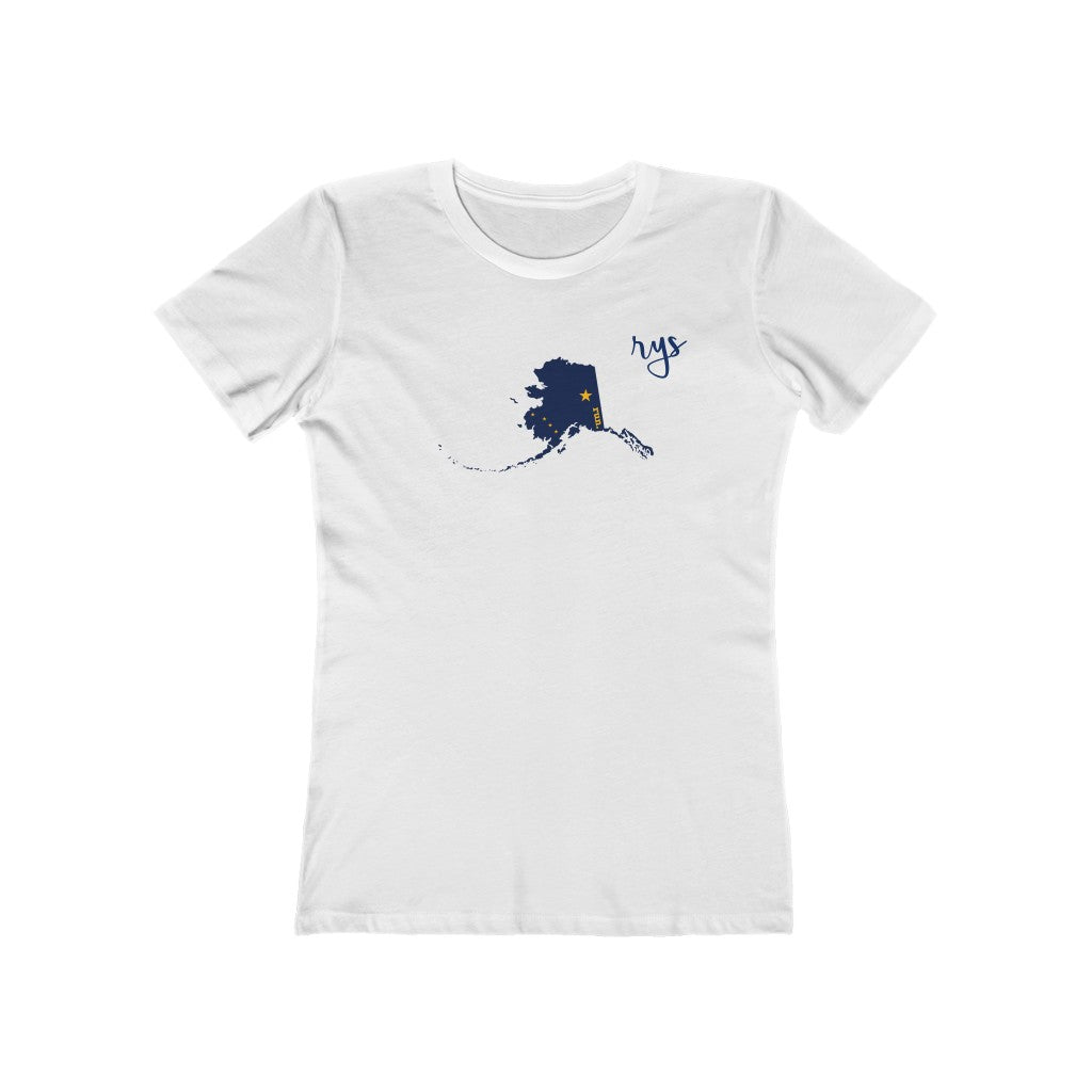 Run Alaska Women’s T-Shirt (Flag)