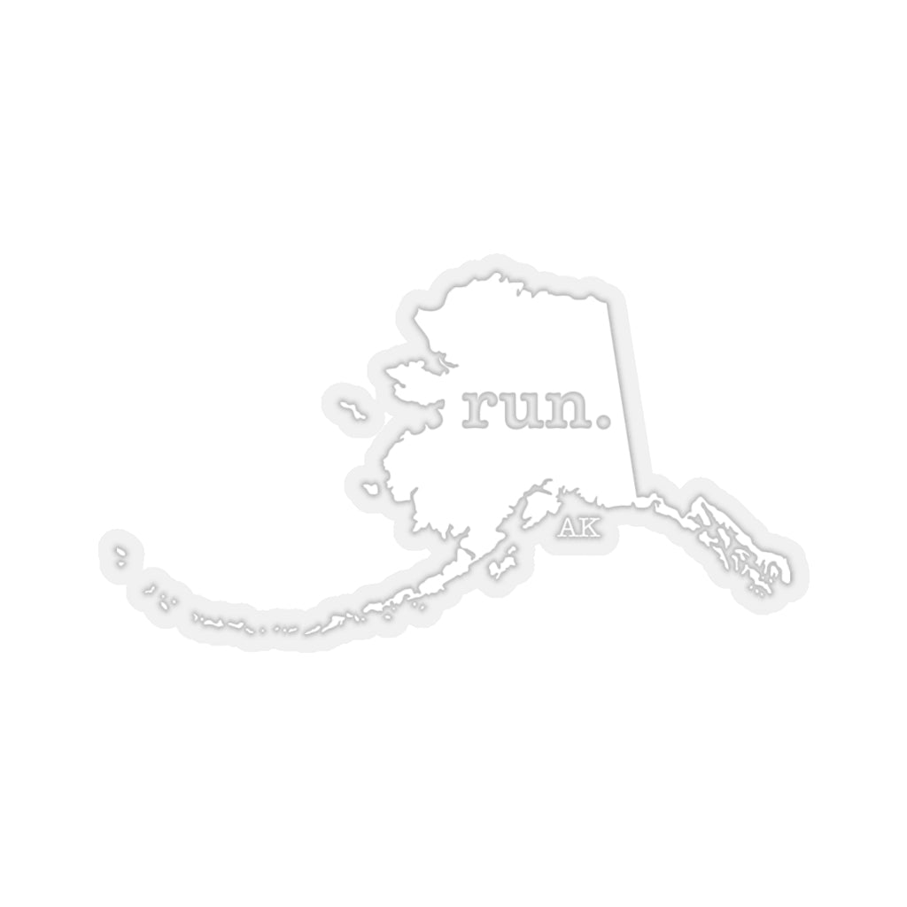 Run Alaska Stickers (Solid)