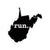 Run  West Virginia  Stickers (Solid)