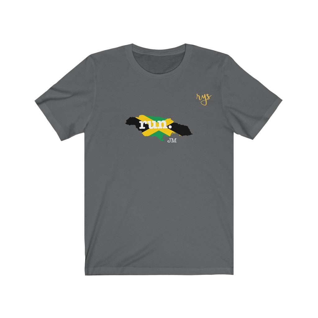 Run Jamaica Men's / Unisex T-Shirt (Flag)