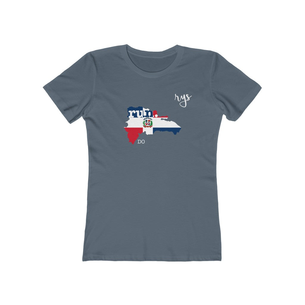 Run Dominica Republic Women’s T-Shirt (Flag)