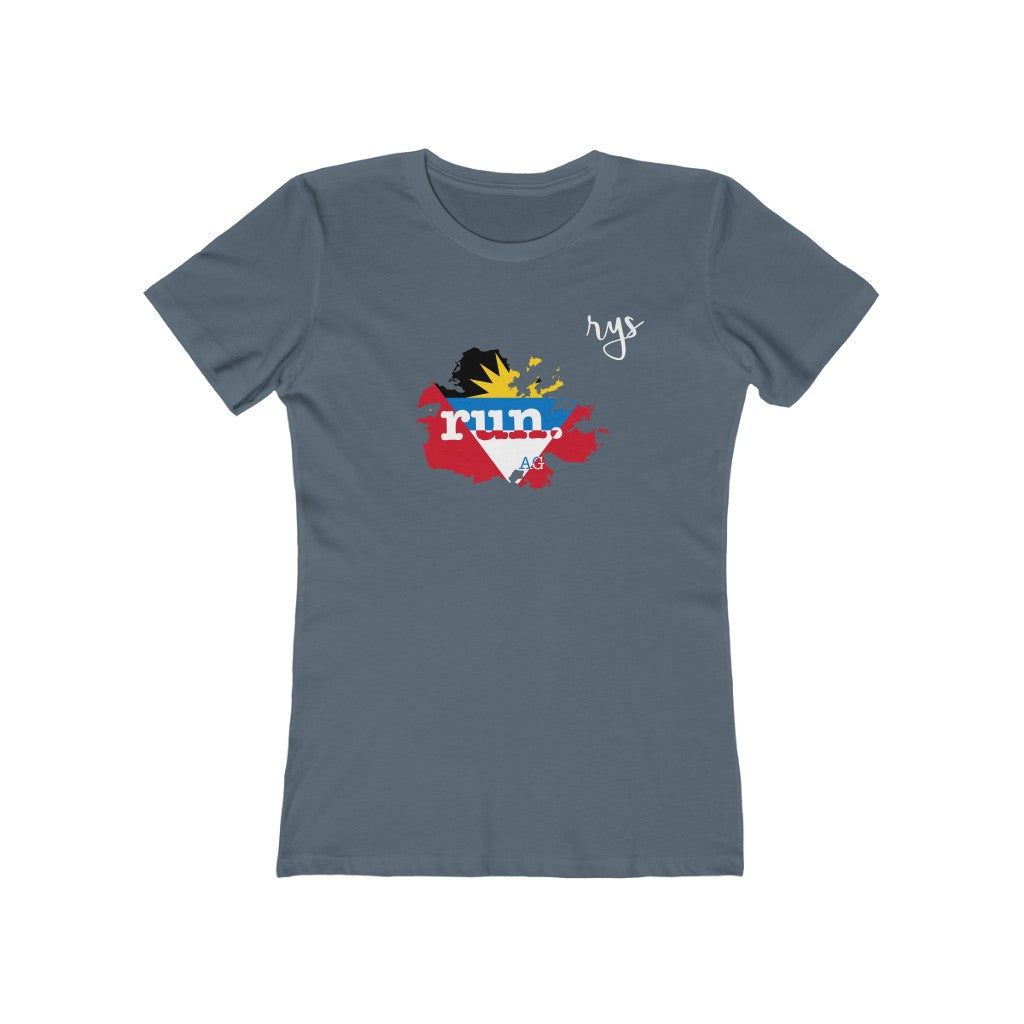 Run Antigua Barbuda Women’s T-Shirt (Flag)