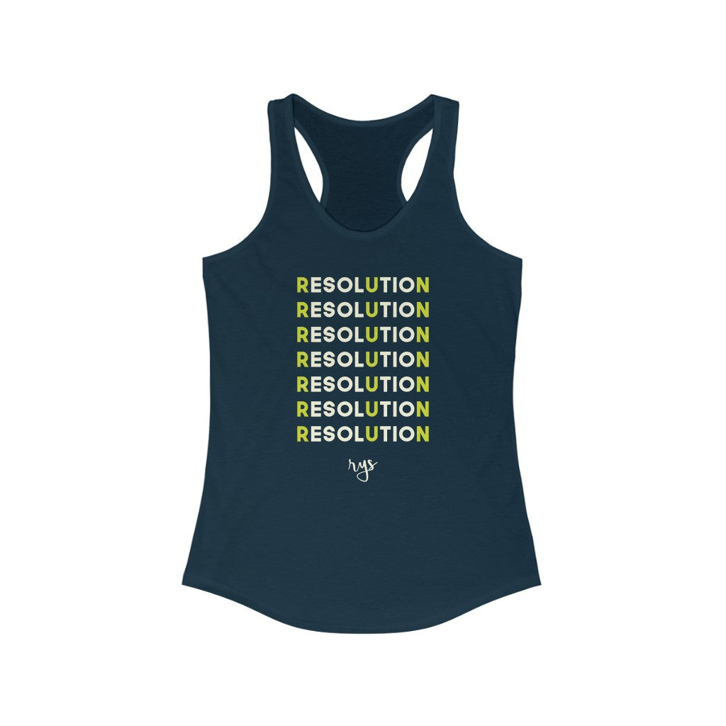 ResolUtioN Women's Racerback Tank