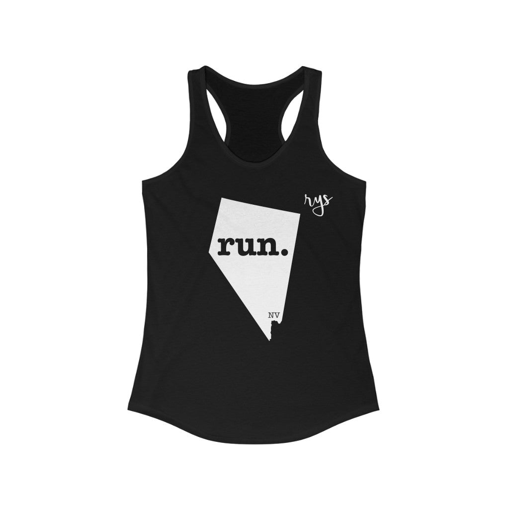 Run Nevada Women's Racerback Tank (Solid)