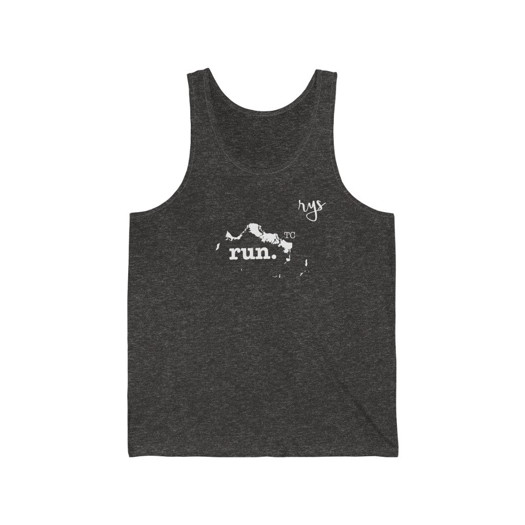Run Turks Caicos Men's / Unisex Tank Top (Solid)
