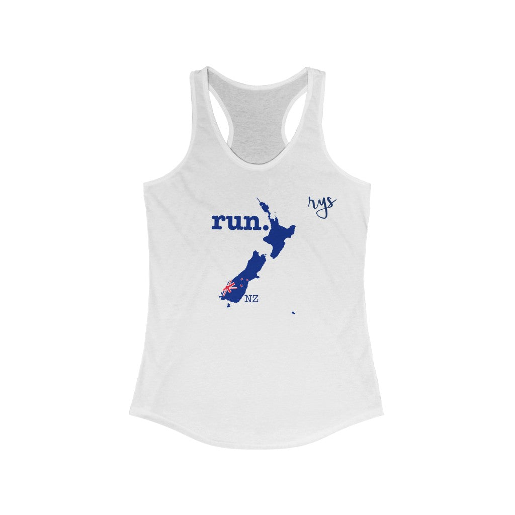 Run New Zealand Women's Racerback Tank (Flag)