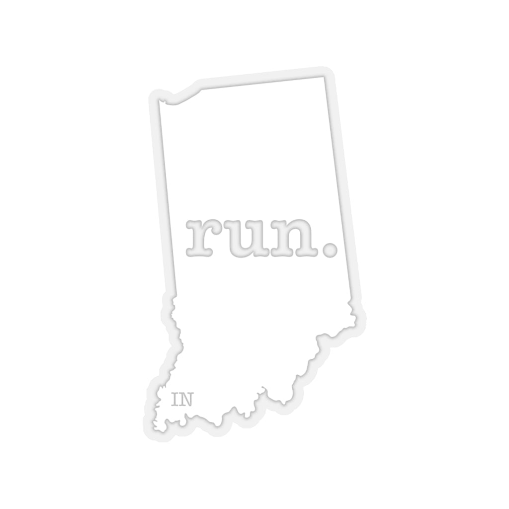 Run Indiana Stickers (Solid)