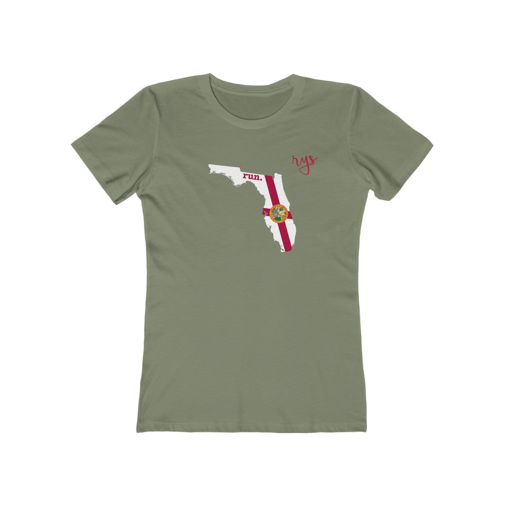 Run Florida Women’s T-Shirt (Flag)