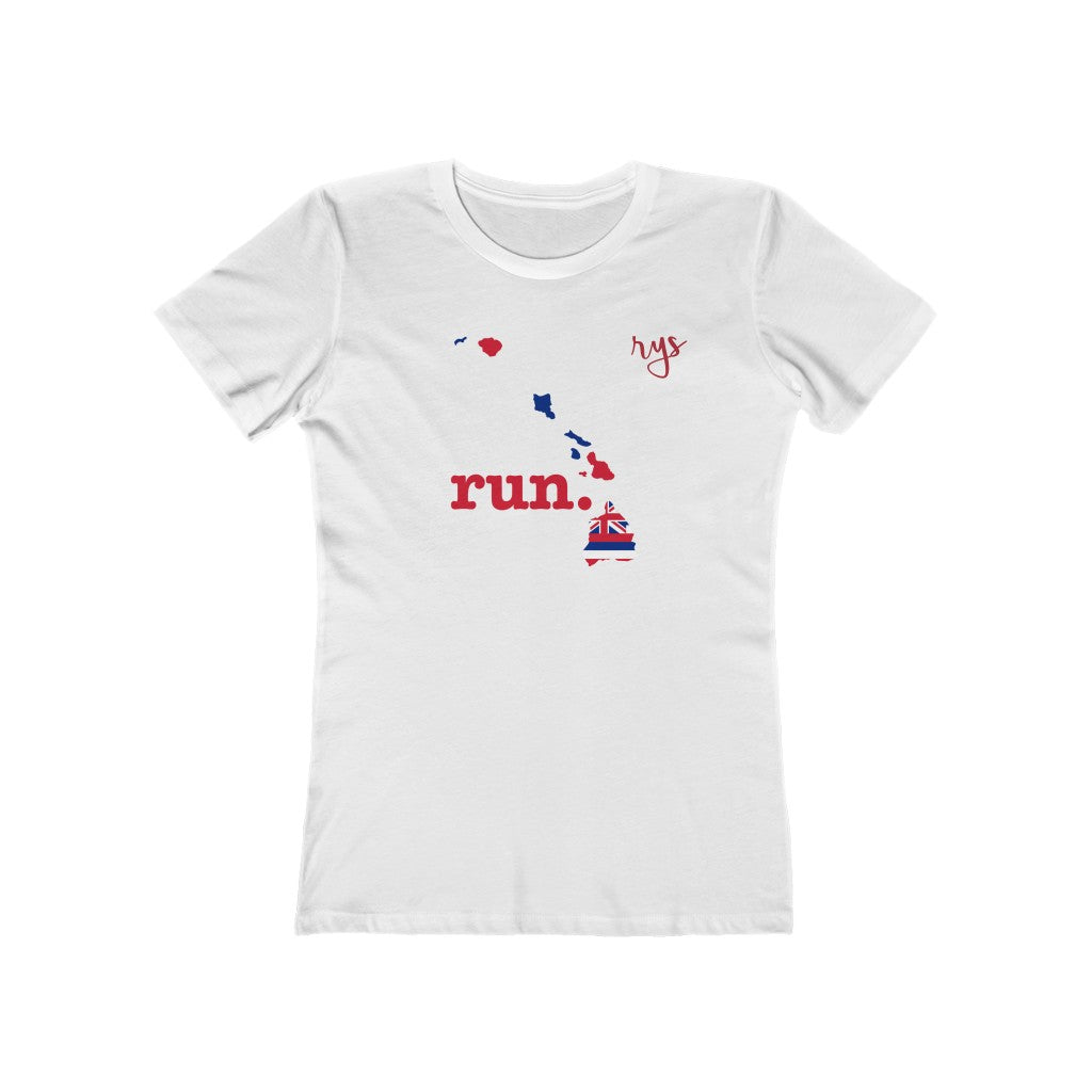 Run Hawaii Women’s T-Shirt (Flag)
