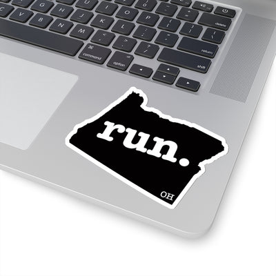Run Oregon Stickers (Solid)