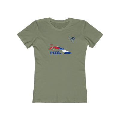 Run Cuba Women’s T-Shirt (Flag)
