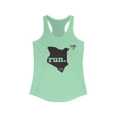 Run Kenya Women's Racerback Tank (Solid)