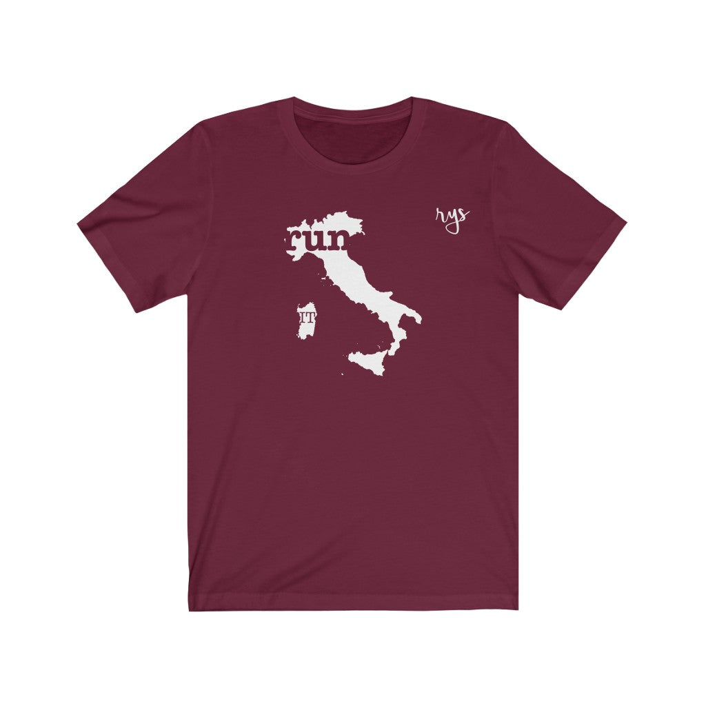 Run Italy Men's / Unisex T-Shirt (Solid)