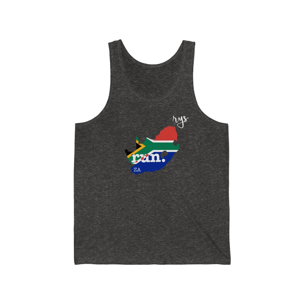 Run South Africa Men's / Unisex Tank Top (Flag)