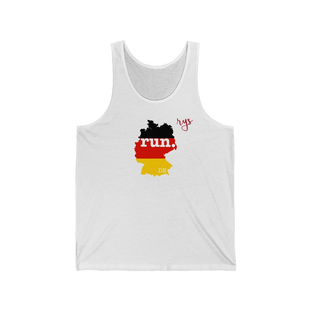Run Germany Men's / Unisex Tank Top (Flag)