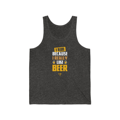 Run For Beer Men's / Unisex Tank Top