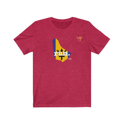 Run Barbados Men's / Unisex T-Shirt (Flag)
