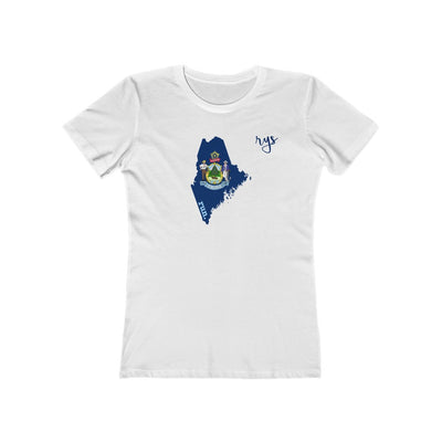 Run Maine Women’s T-Shirt (Flag)
