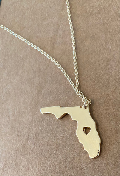 Florida Heart Necklace