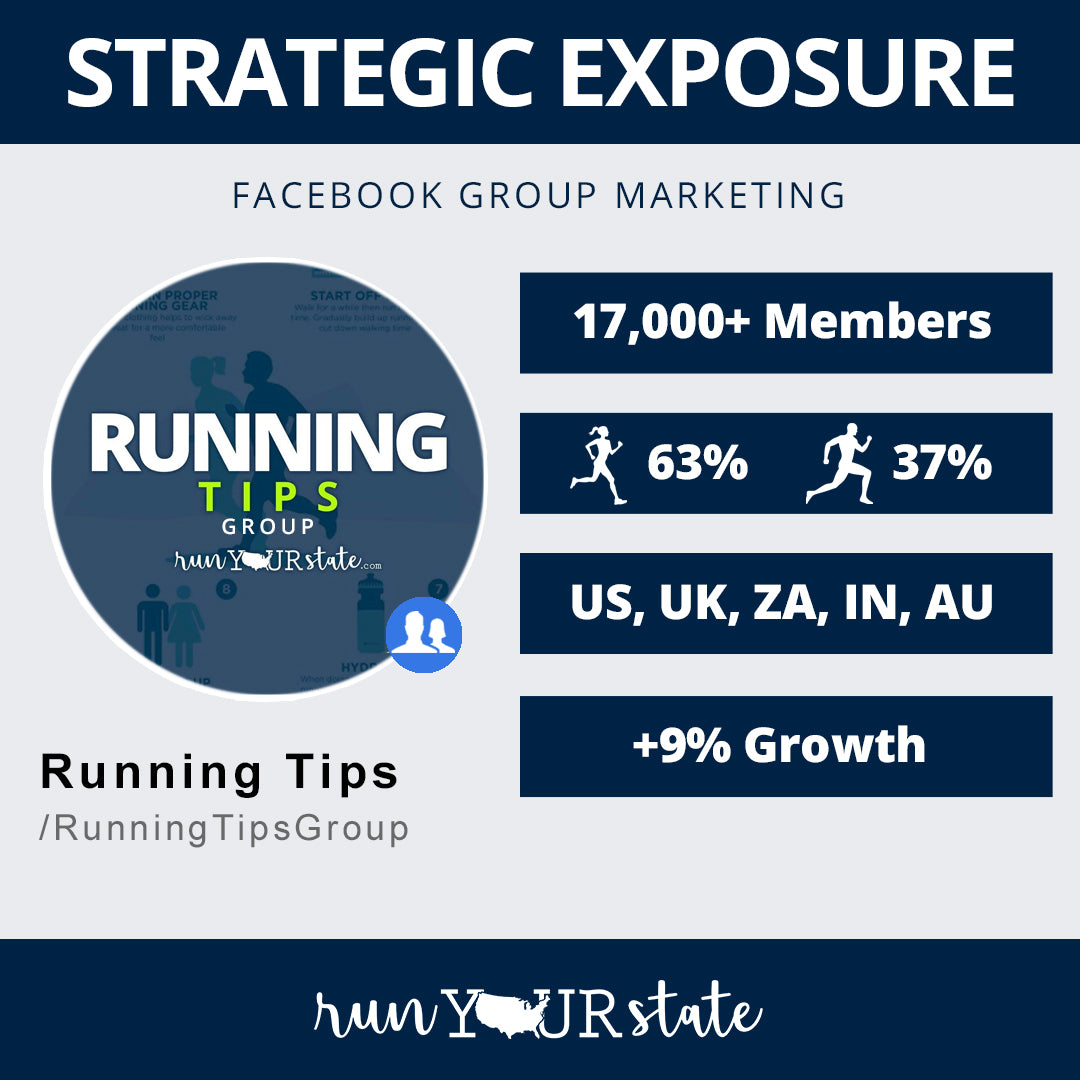 Promotion: Facebook - "Running Tips" Group - 24K+ Members