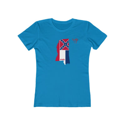 Run Mississippi Women’s T-Shirt (Flag)