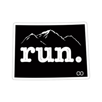 Run Colorado Stickers (solid)