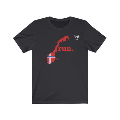 Run Norway Men's / Unisex T-Shirt (Flag)
