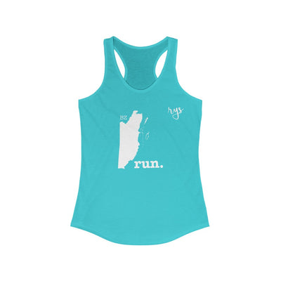 Run Belize Women's Racerback Tank (Solid)