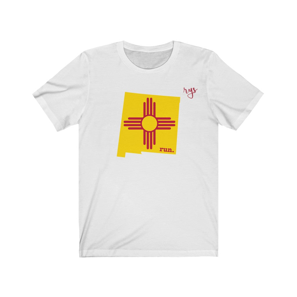 Run New Mexico Men's / Unisex T-Shirt (Flag)