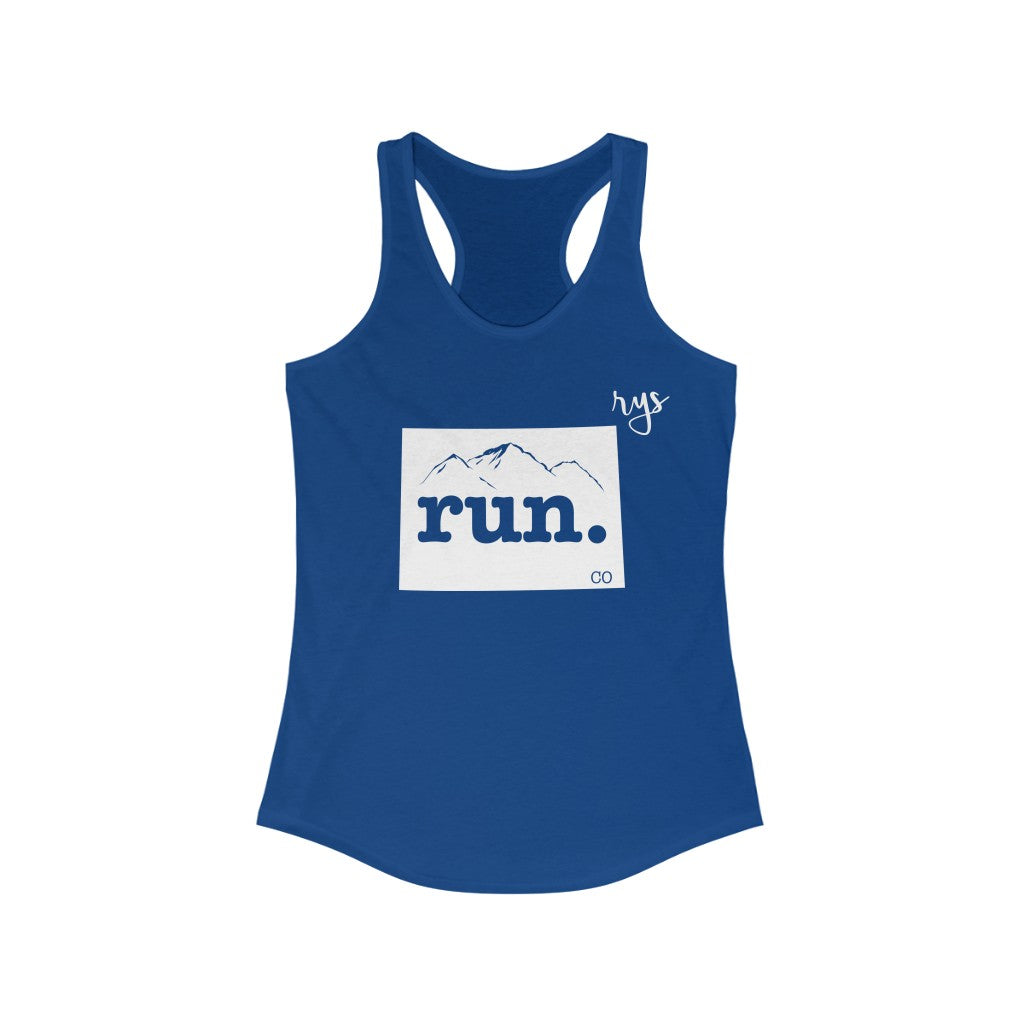 Run Colorado Women's Racerback Tank (Solid)
