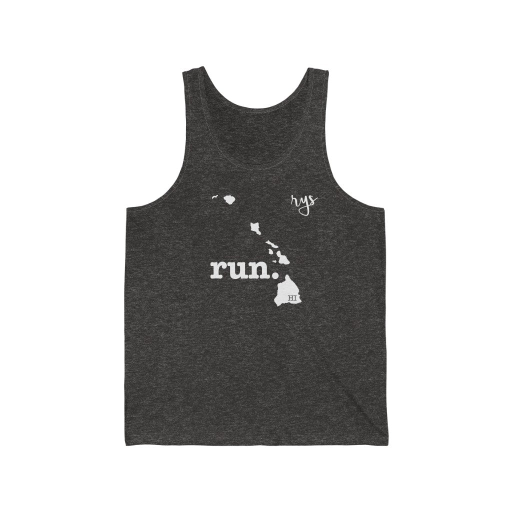 Run Hawaii Men's / Unisex Tank Top (Solid)